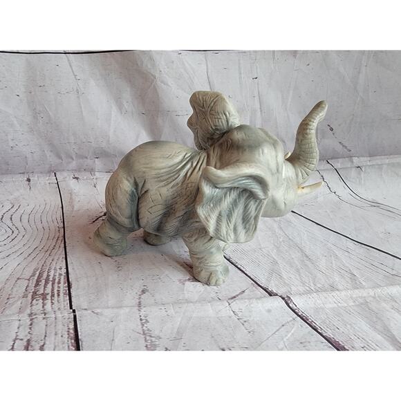 Vintage Andrea By Sadek Bright Big Eyed Sweet Baby Elephant Figurine 5in READ - Picture 5 of 10